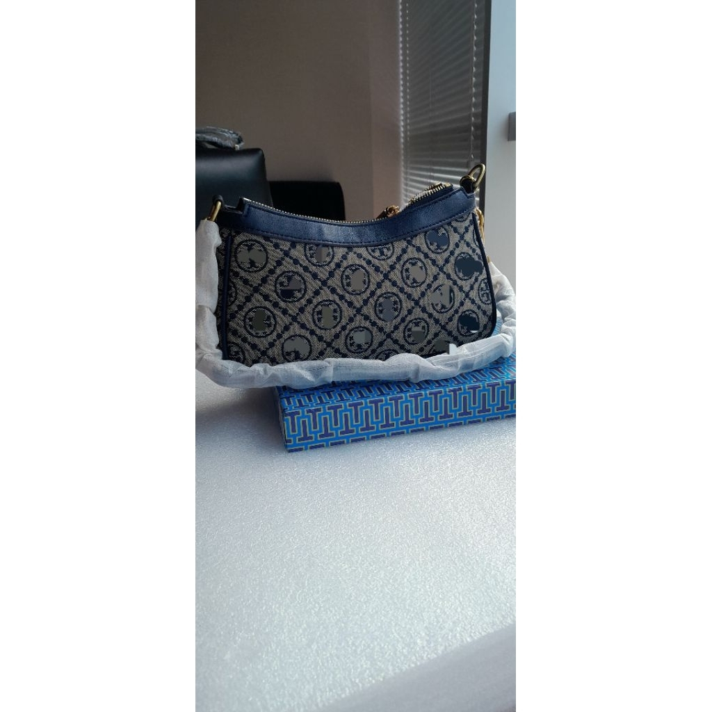 TB monogram shoulder bag