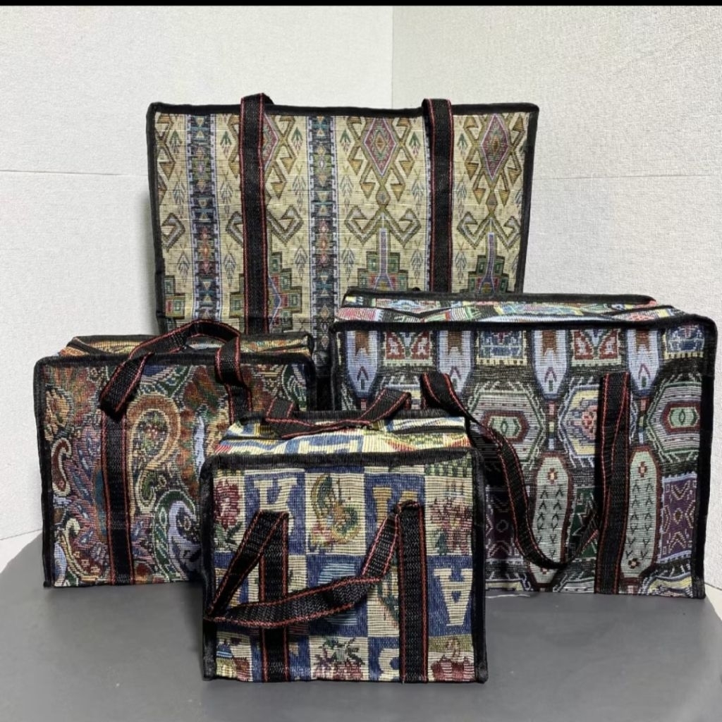 TAS KARUNG BATIK DAN TERPAL TEBAL MURAH/TAS KARUNG SERBAGUNA/TAS RINJANI TEBAL