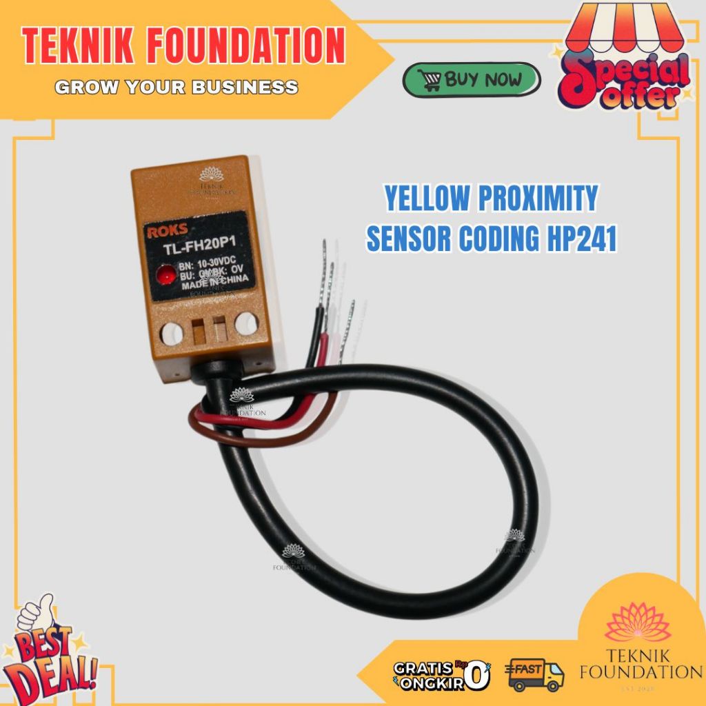Yellow Proximity Date Coding Hp241 / MS200 | Sensor Kuning Mesin Coding HP241