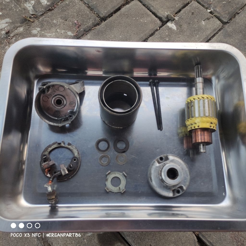 Sparepart dinamo stater tiger revo original lepasan