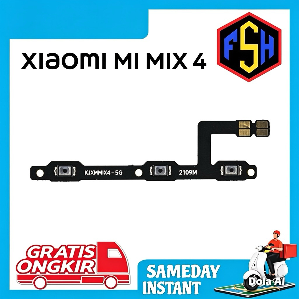 FLEKSIBEL FLEKXIBEL  ON/OFF+VOLUME XIOMI XMI MI MIX 4