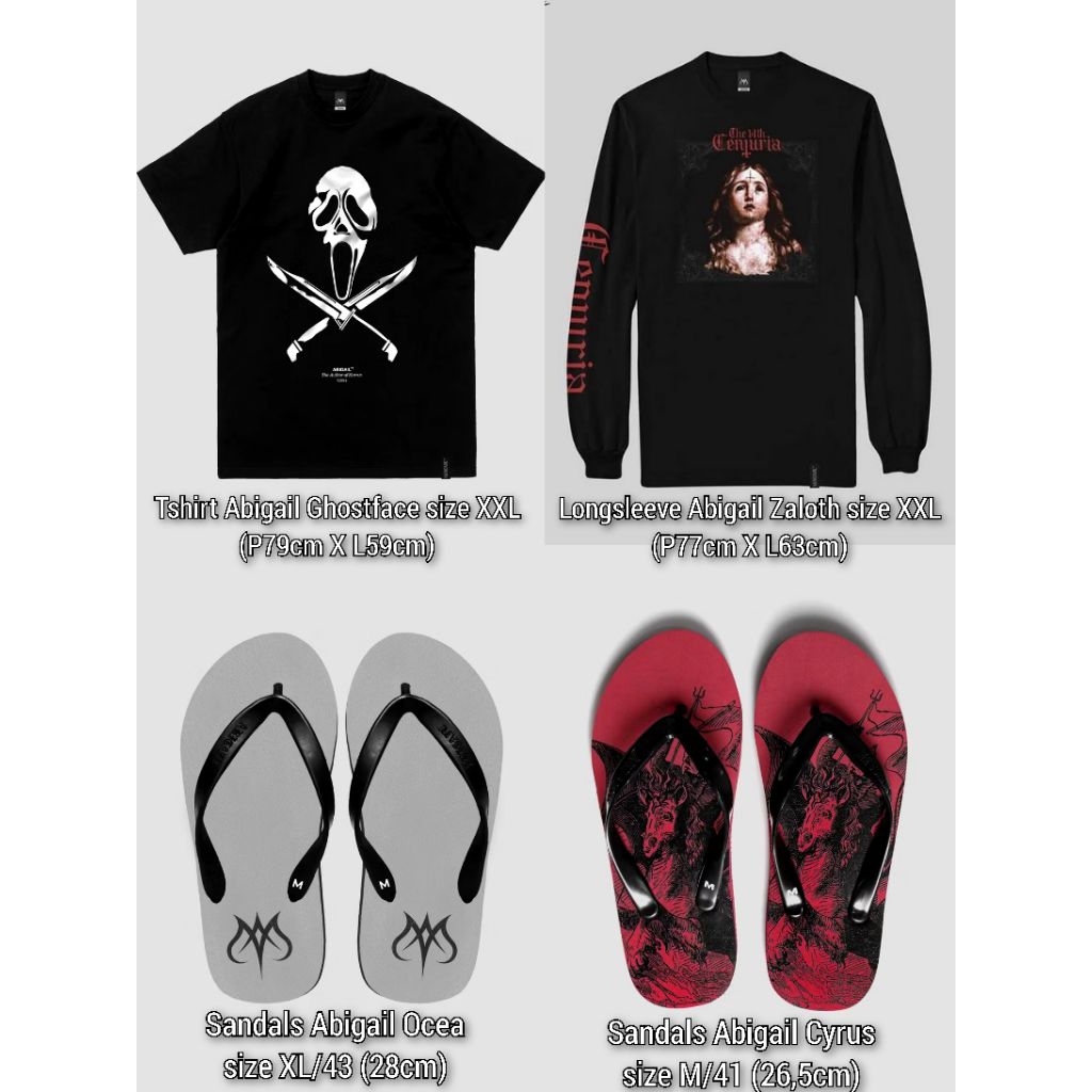 Abigail Clothing Original - Tshirt - Longsleeve - Sandals Flip Flop