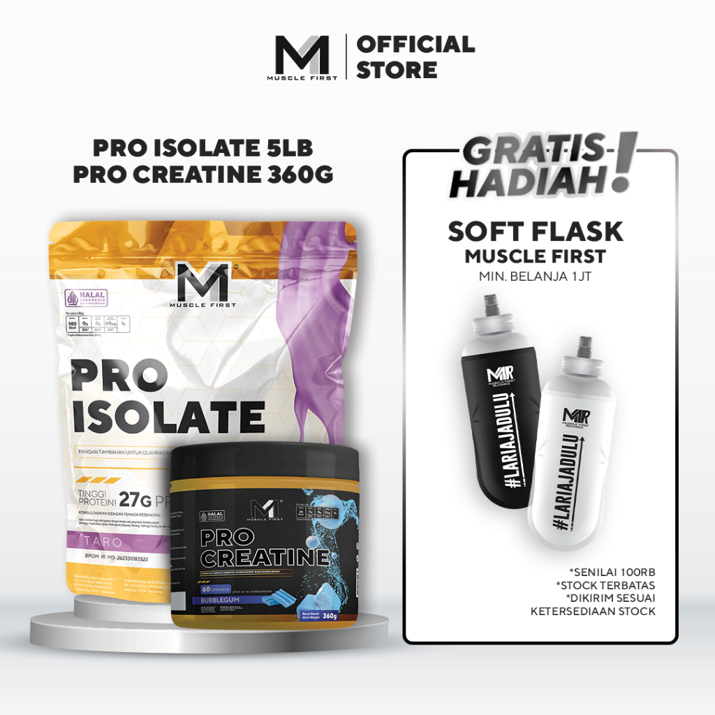 [BUNDLE] MUSCLE FIRST Pro Isolate 5lbs + Pro Creatine 360gr