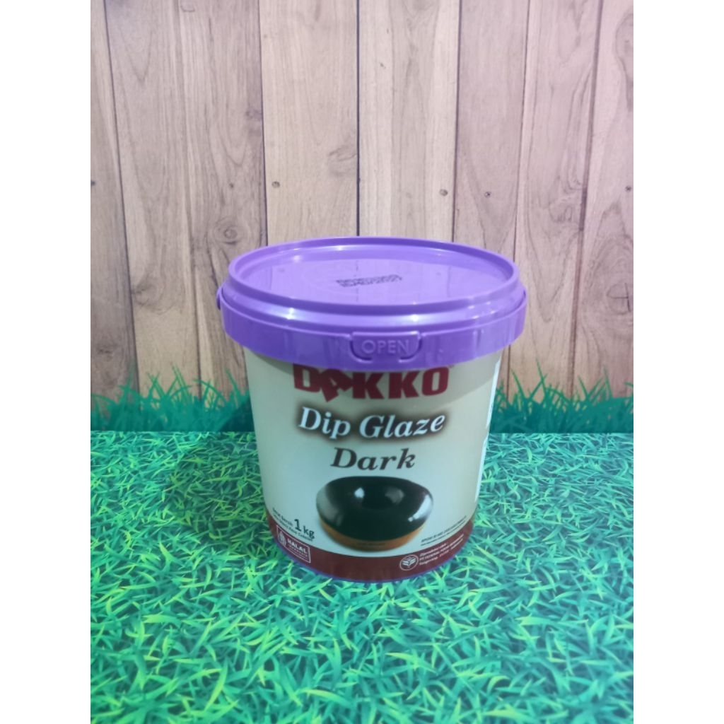 Dakko Glaze rasa cokelat 1 kg ( glass )