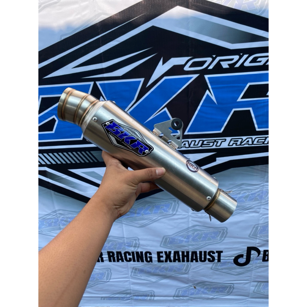 Knalpot Kompetisi Bkr Racing Panjang 25cm Original