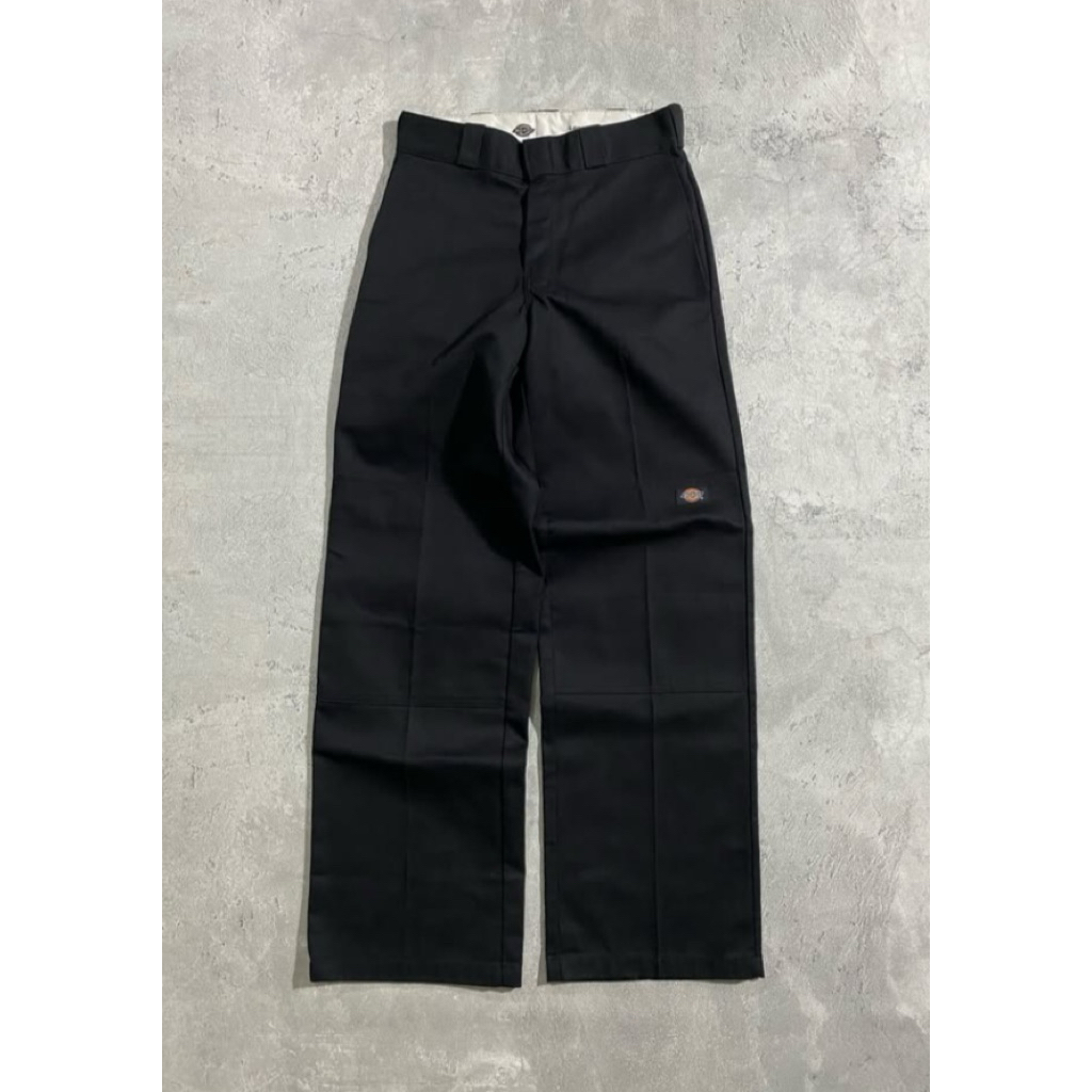 dickies double knee black original 100%