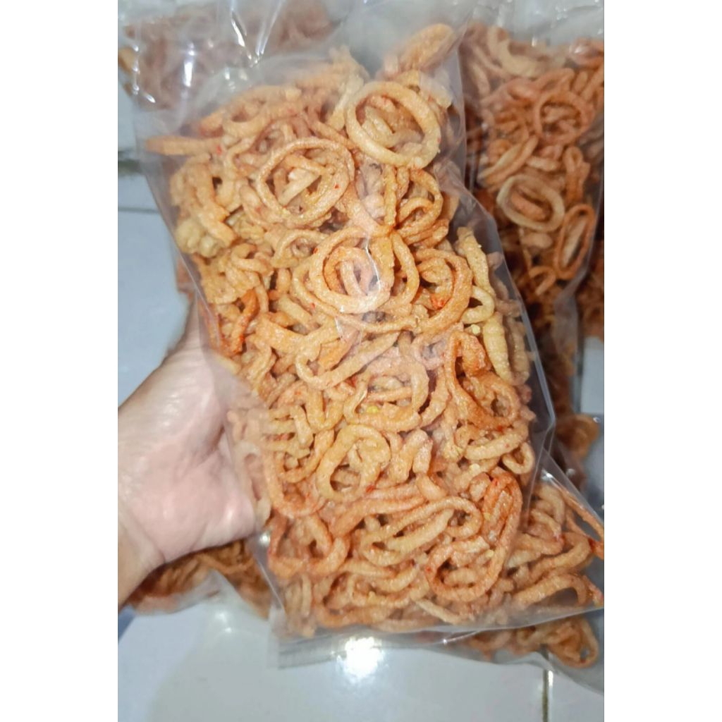Lanting Slondok Singkong Mentah 500 Gram rasa pedas manis khas kebumen| Kerupuk Singkong Mentah Siap