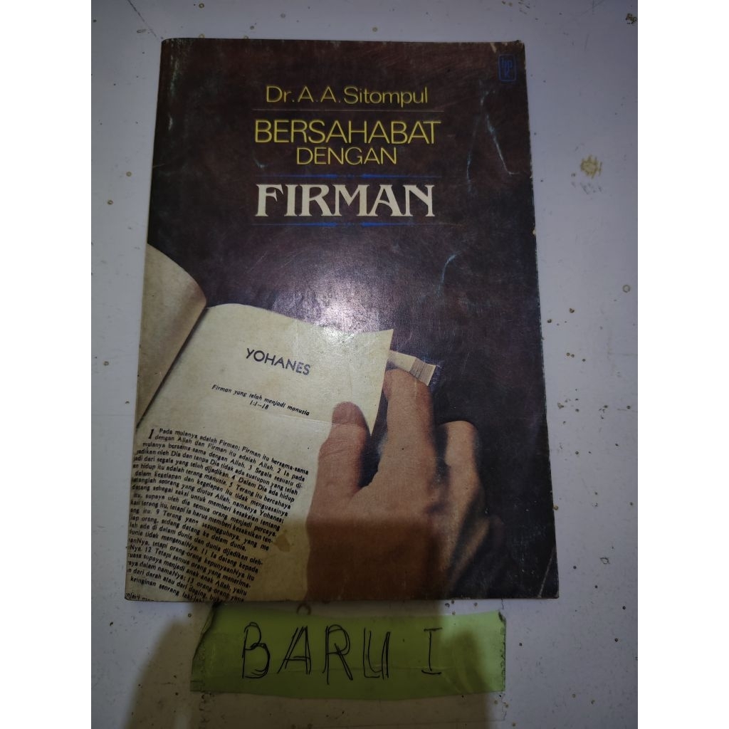 buku bersahabat dengan firman by DR. A. A. SITOMPUL