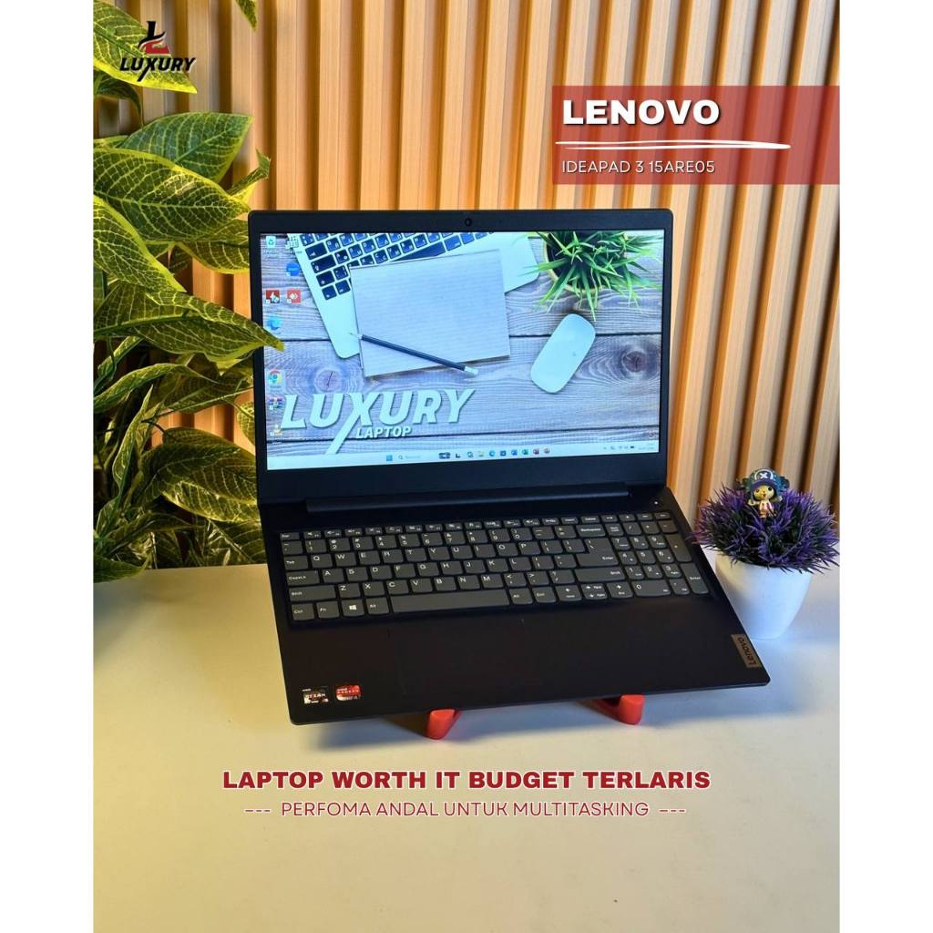 LAPTOP LENOVO IDEAPAD 3 15ARE05 AMD RYZEN 5 SSD 512GB RAM 8GB SECOND
