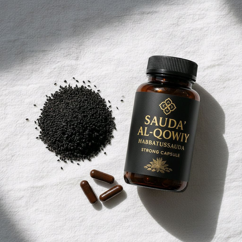Sauda Al Qowiy Original | Habbatussauda Asli Kapsul Lunak
