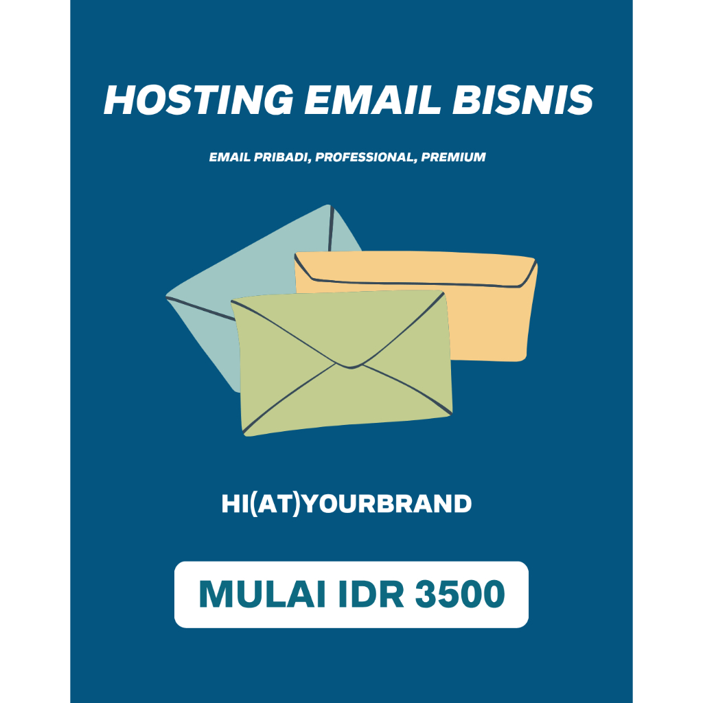 [Paket Platinum] Hosting Email Bisnis/Resmi/Personal Domain Nama Brand