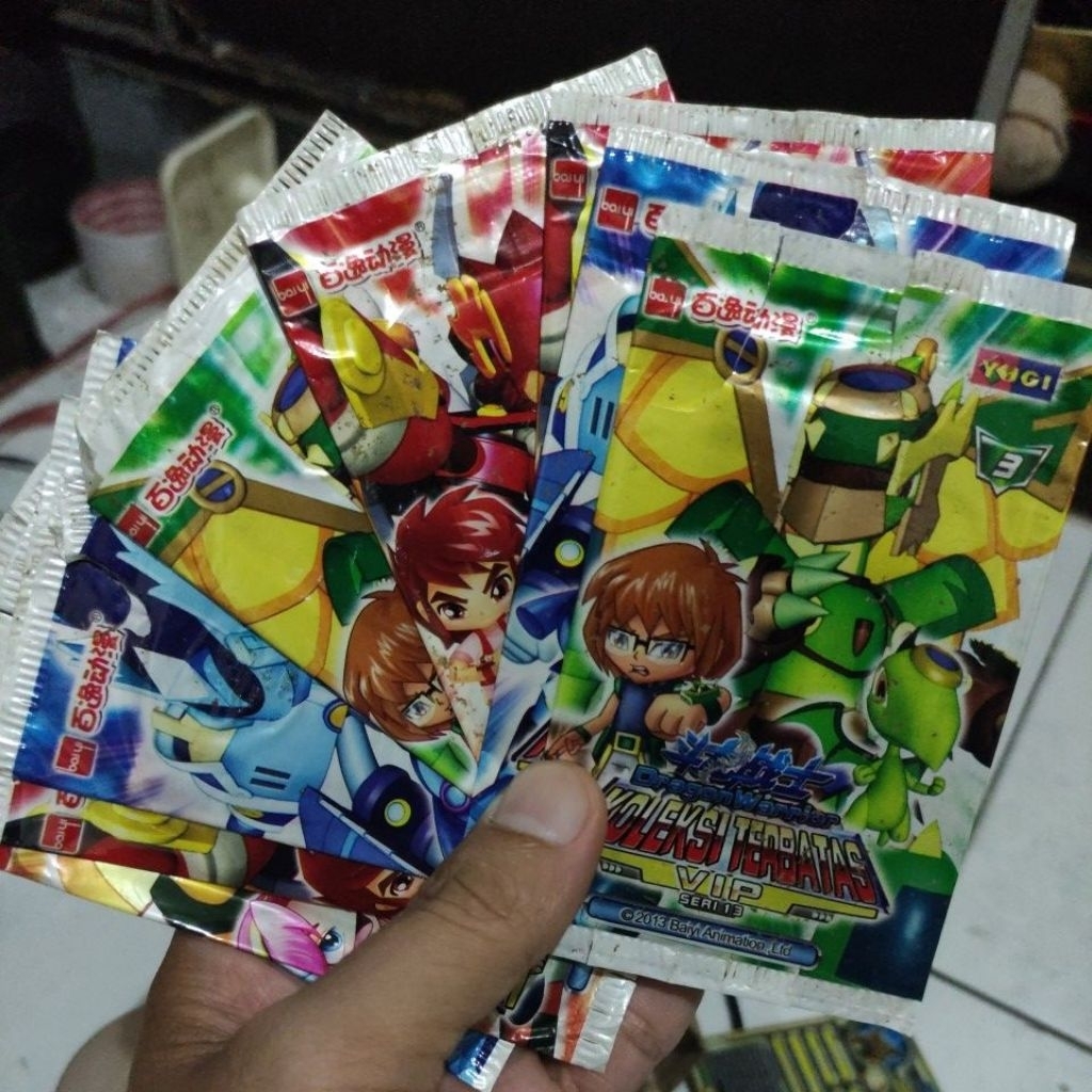 Kartu VIP Dragon Warrior Seri 13 Pack NOS Sisa Gudang