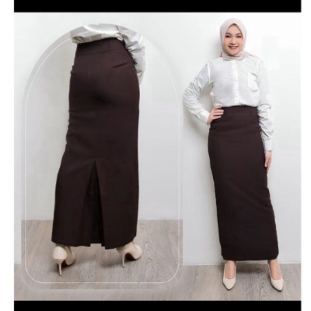 ROK SPAN KANTOR GURU/SEKOLAH hitam dan coklat pramuka