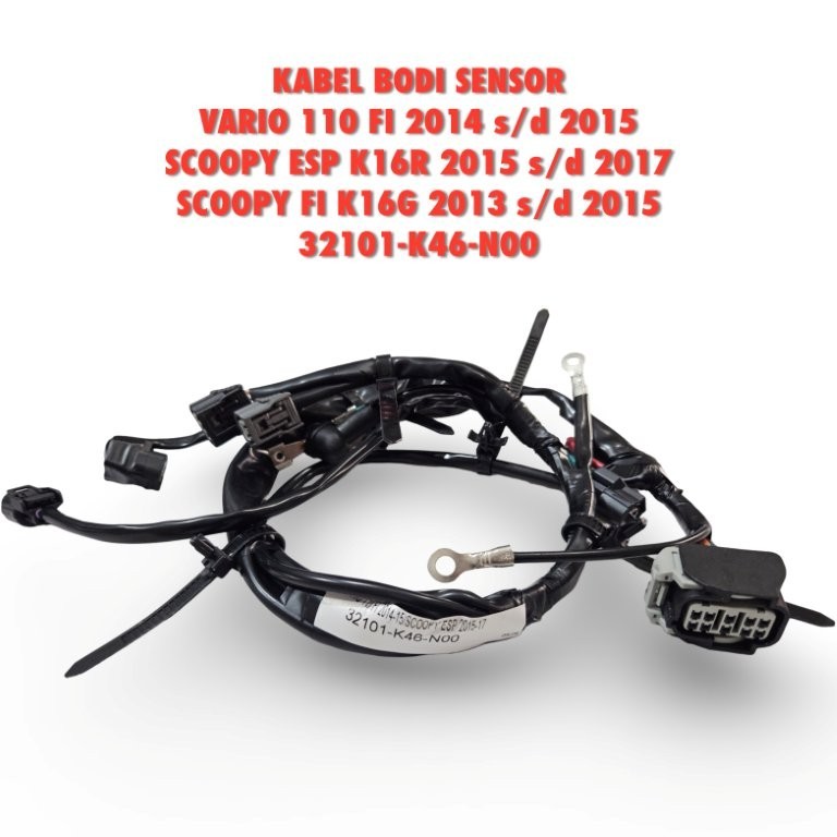 KABEL BODY BODI SUB HARNESS SENSOR VARIO 110 FI K46 2014 2015 SCOOPY FI K16 2013 2014 2015 2016 2017