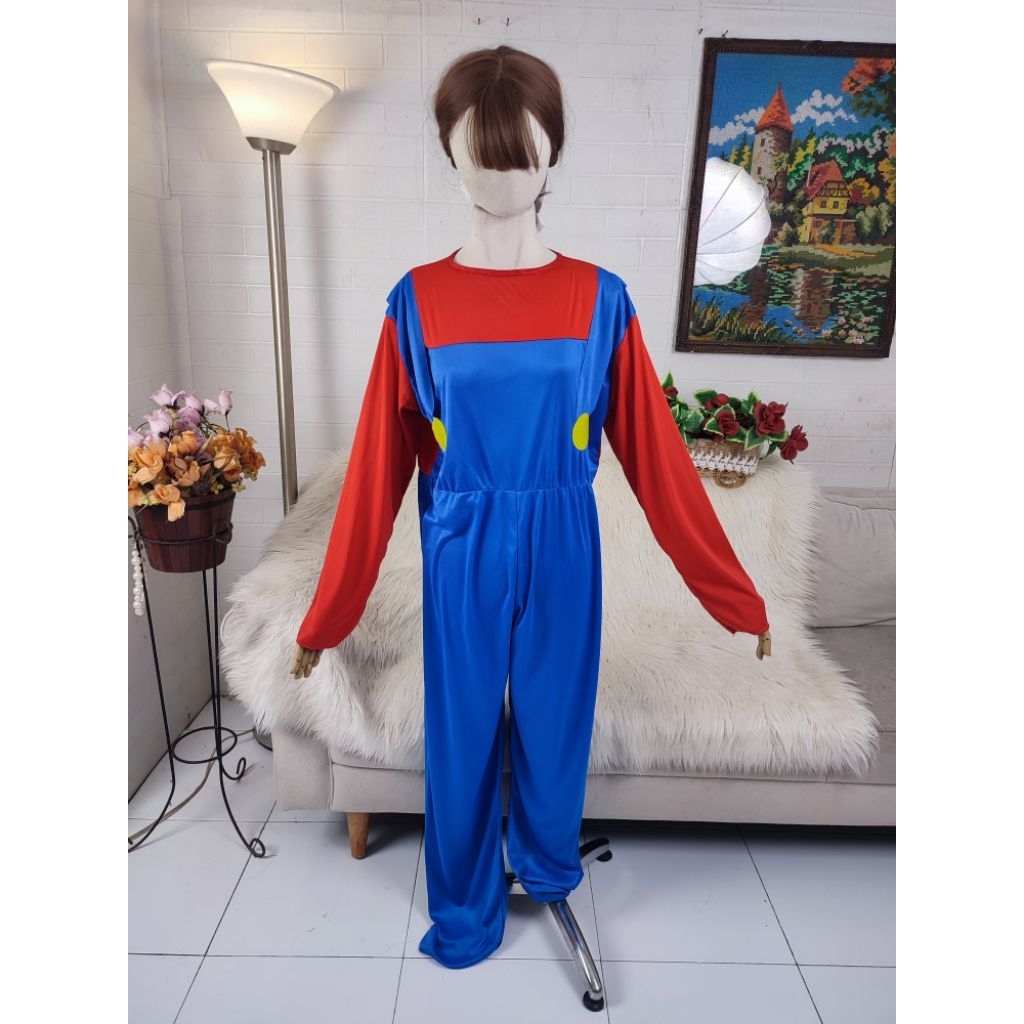 kostum Mario Bros kostum cosplay Mario Bros kostum karnaval kostum halloween