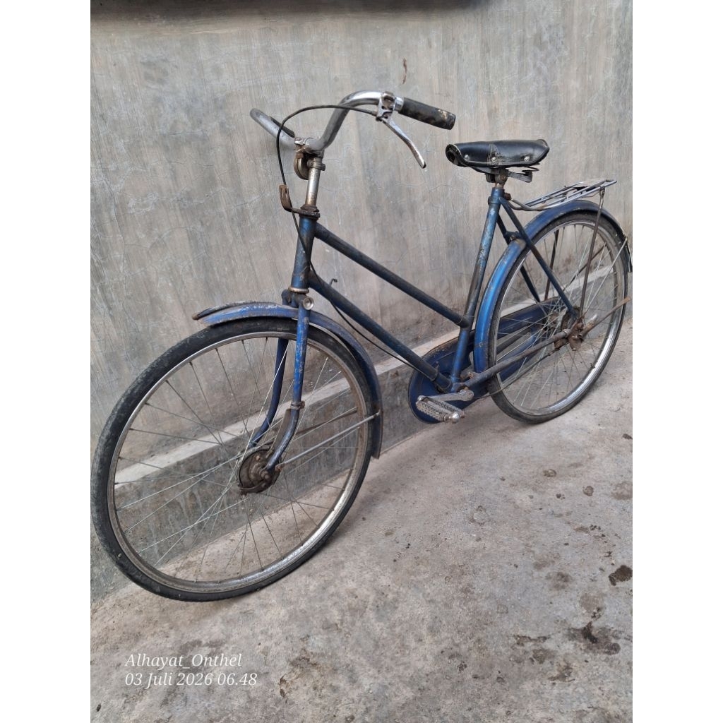 Sepeda Jengki Phoenix Biru Tua Jadul Antik