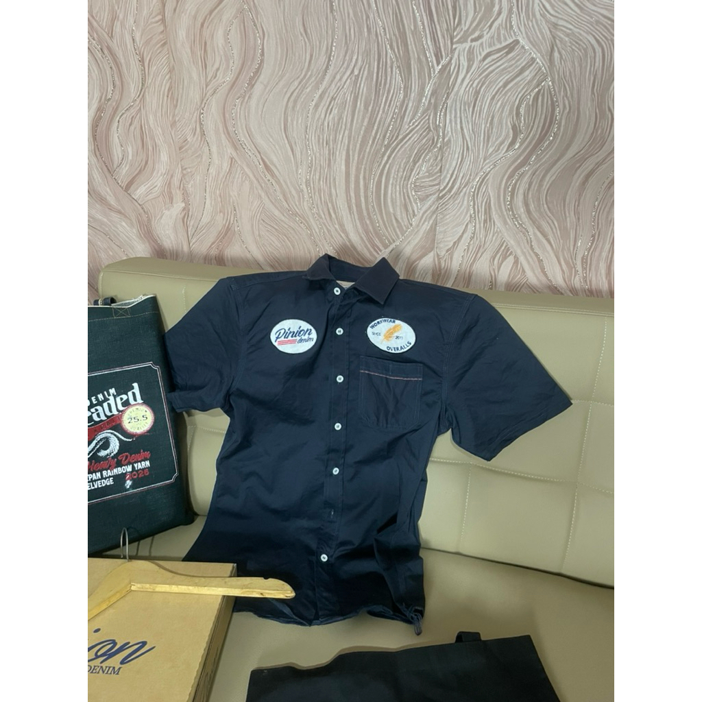 work shirt pinion denim size m