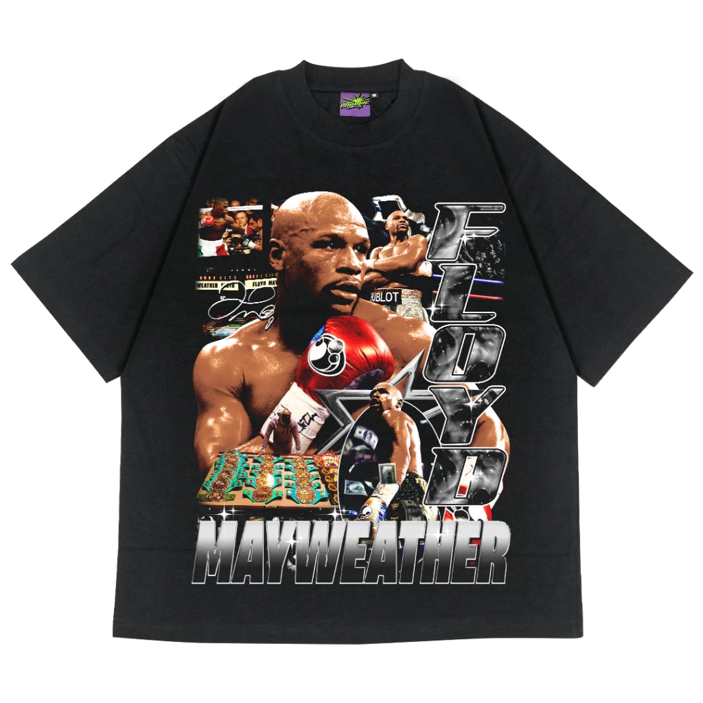 Floyd Mayweather Oversized Vintage T-Shirt – Black