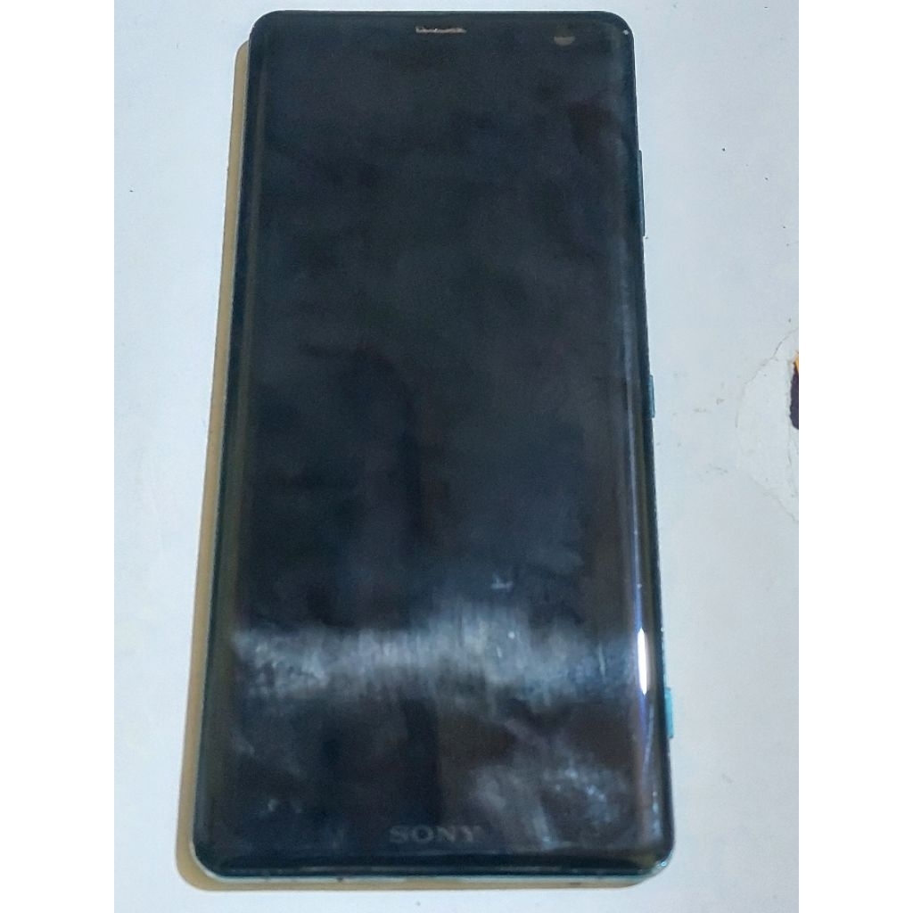 lcd + frame sony xz3 second original cabutan