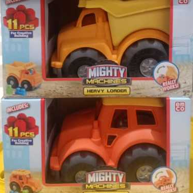 mainan lego mighty machines explorer jeep bus truck mainan mobil brix emco