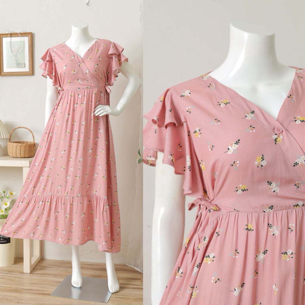 Fatma dress daster kimono homey dress rayon daster rayon busui friendly