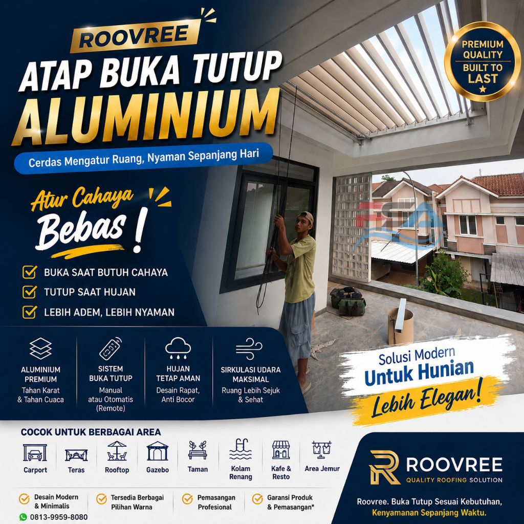LOVERA ATAP BUKA TUTUP MURAH