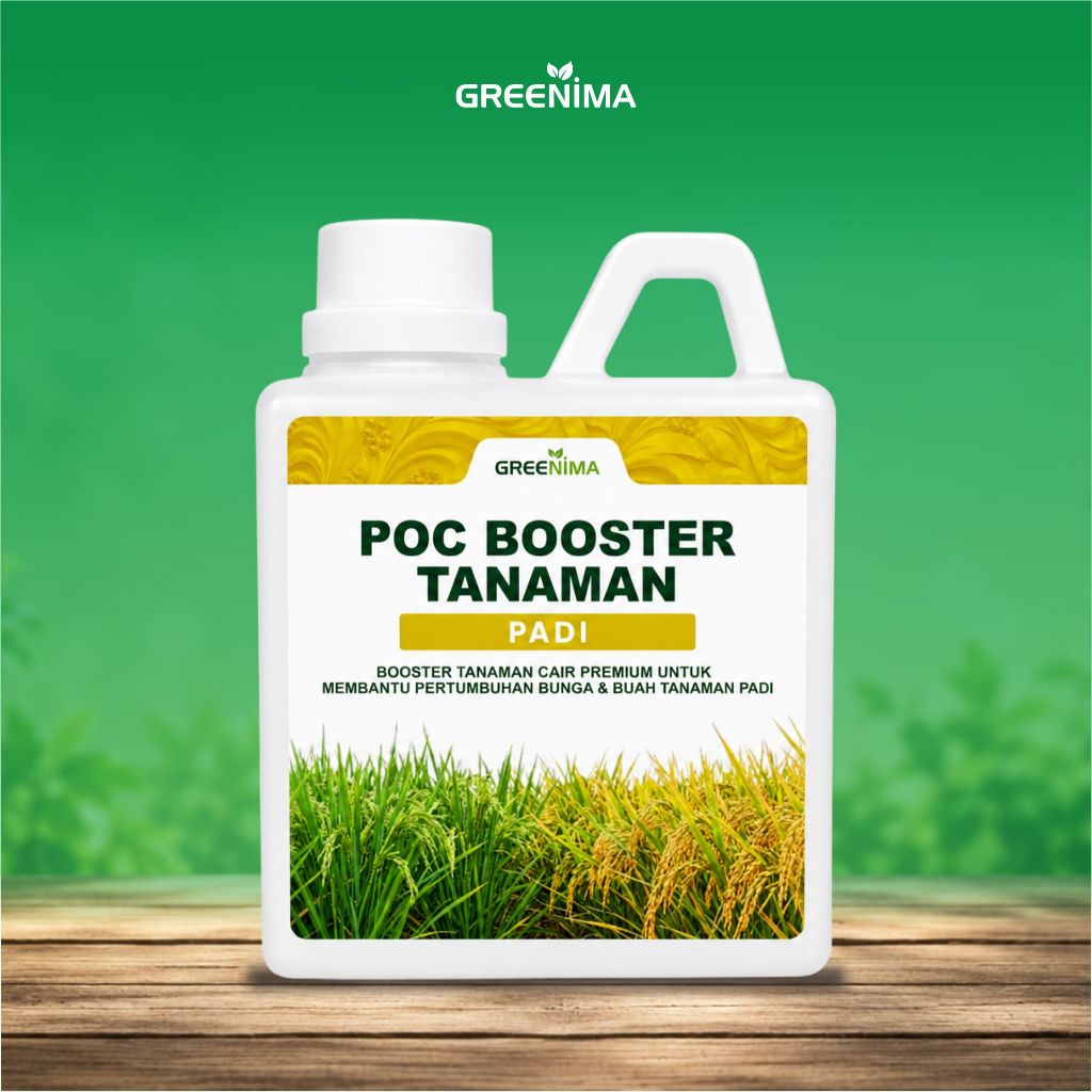 GREENIMA POC Booster Tanaman Padi 500ml Nutrisi Padi untuk Hasil Optimal