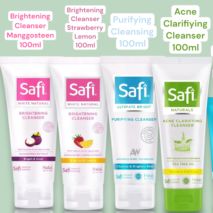 Safi Cleanser Brightening / Purifying / Acne /  Age Defy /  Serum / Micellar Cleanser