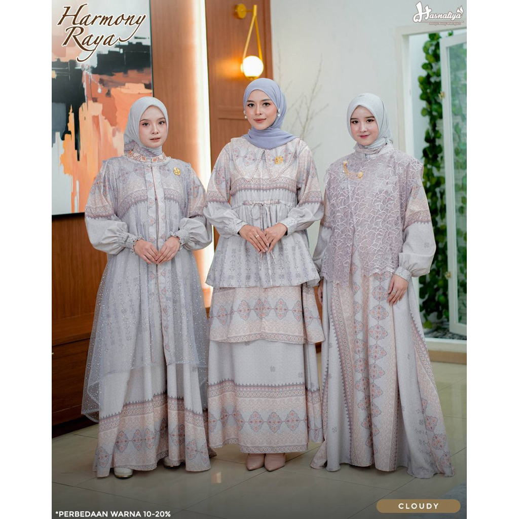 OPEN PO SARIMBIT HARMONI RAYA BY HASNALIYA ORIGINAL | BAJU COUPLE TERBARU | BAJU SARIMBIT COUPLE KEL