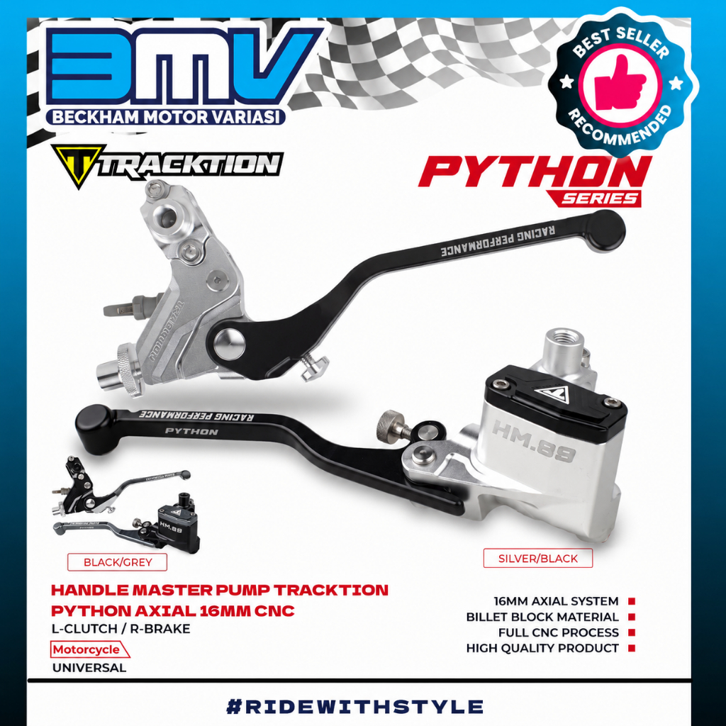 HANDLE MASTER PUMP TRACKTION PYTHON AXIAL 16MM