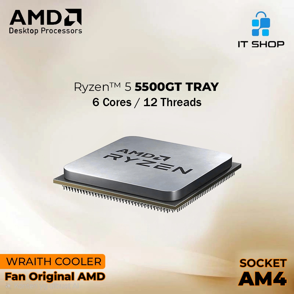 Processor AMD AM4 Ryzen 5 5500GT TRAY FAN Original AMD