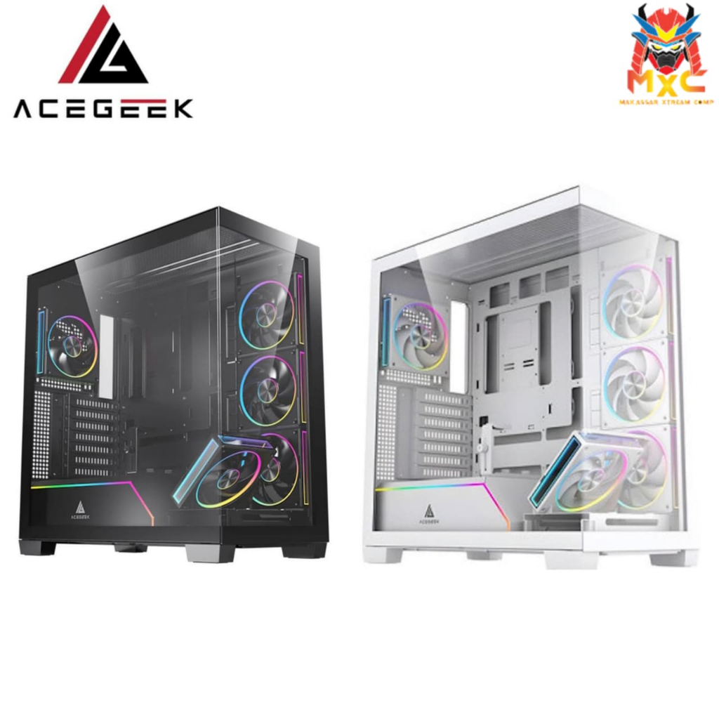 ACEGEEK PC CASE ATX PRO FREE 4 ARGB FAN