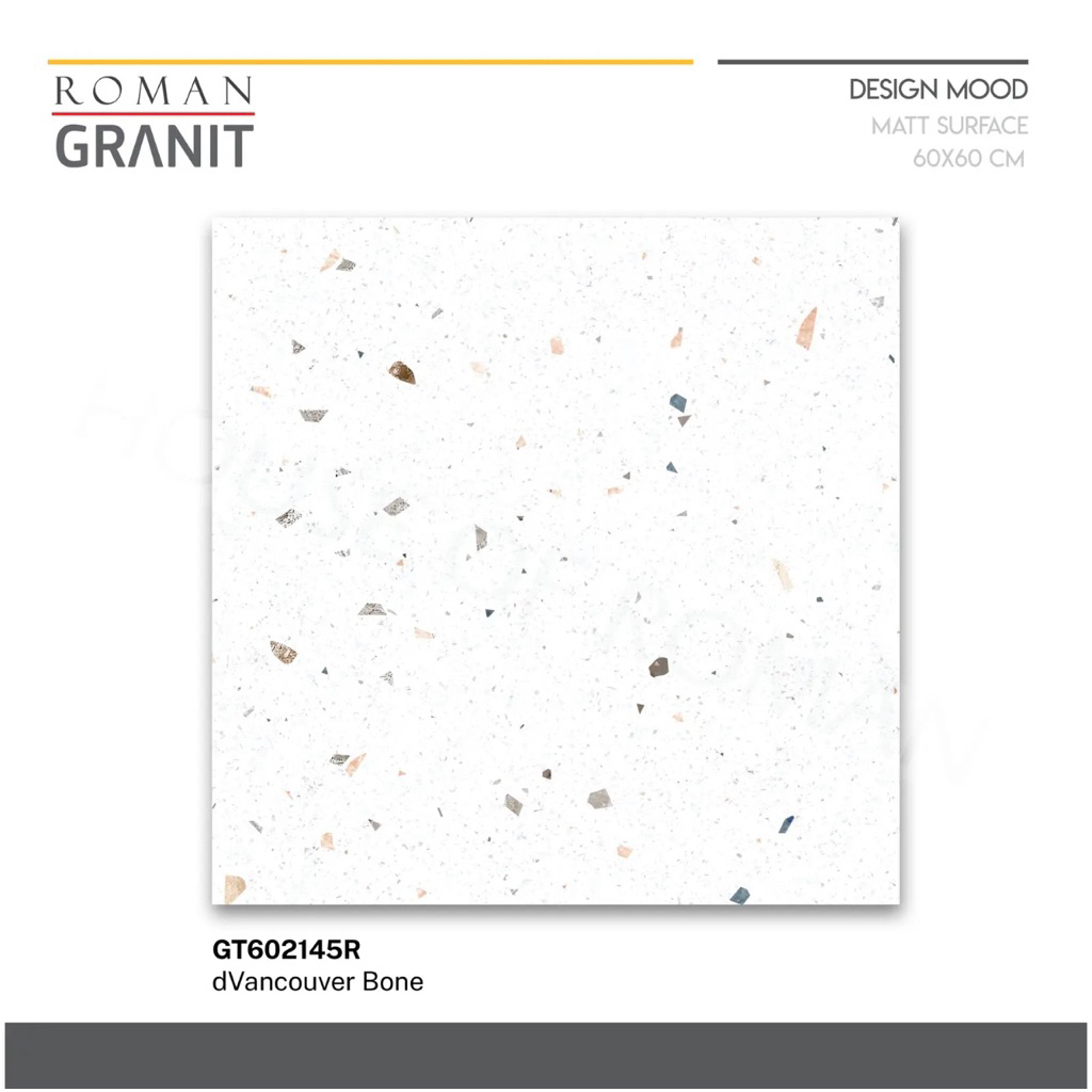 Roman Granit dvancouver bone/Roman Granit 60x60/Granit terazo matt