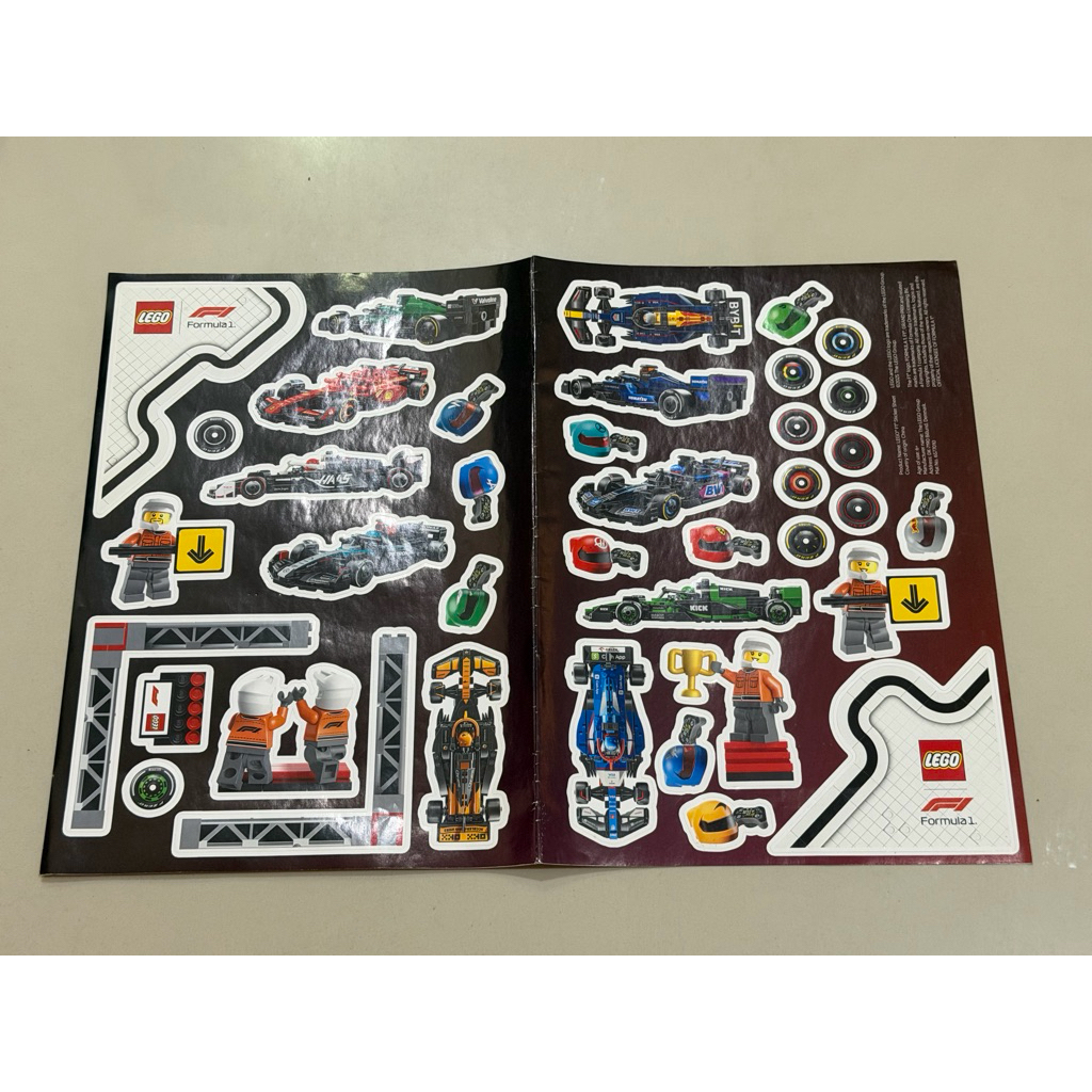 Stiker Lego F1 Formula 1