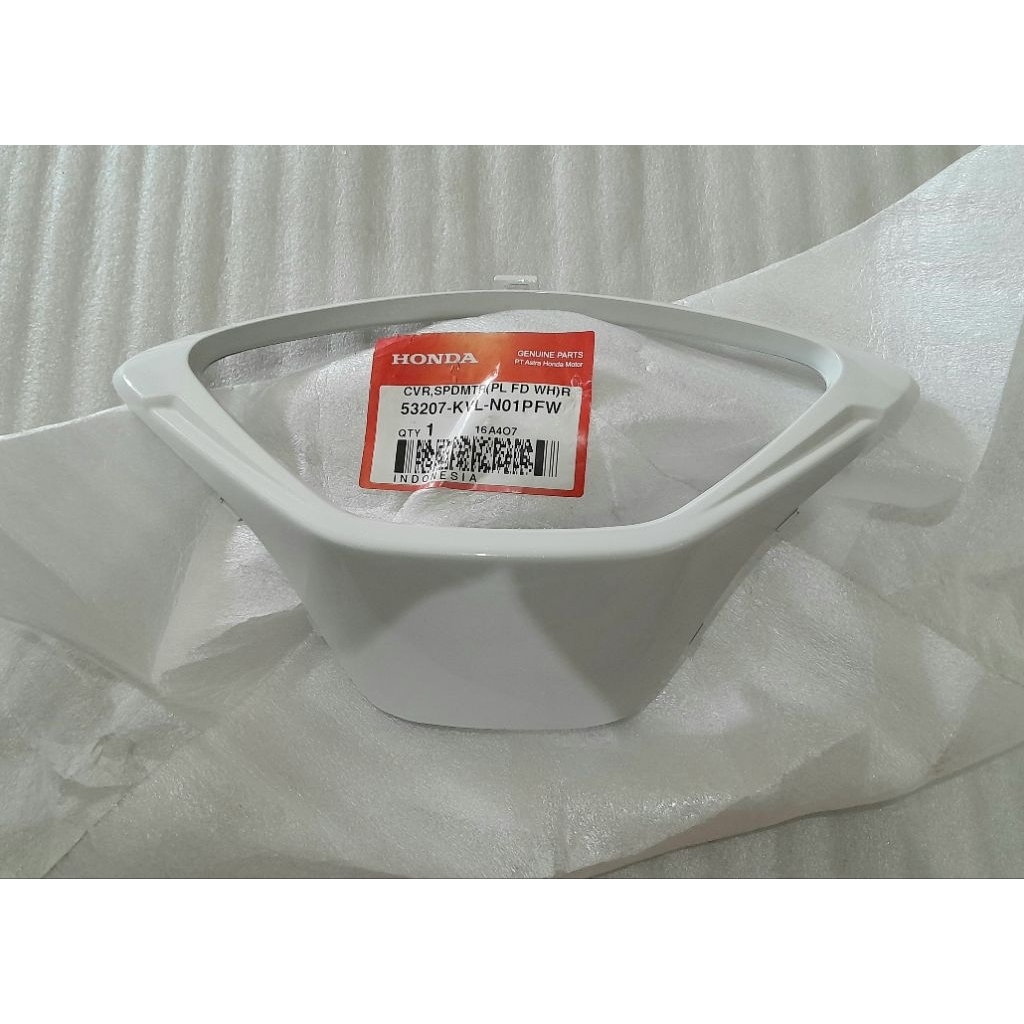 Cover spidometer spedometer speedometer Supra X 125 Batman putih 53207-KVL-N01PFW