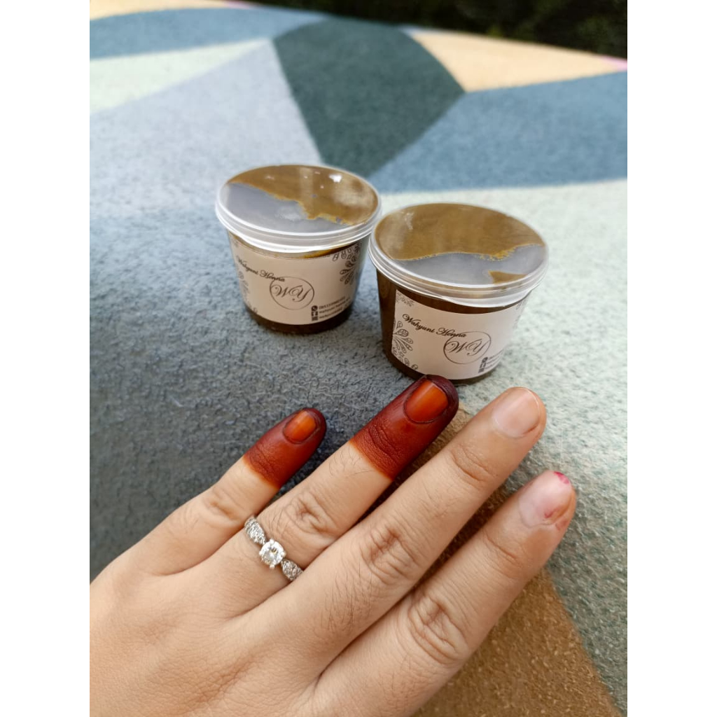 Henna Celup Hena INAI DAUN ASLI 100% ORI DAUN INAI Pacar Celup Racik Tangan Pengantin Akad Merah Hal