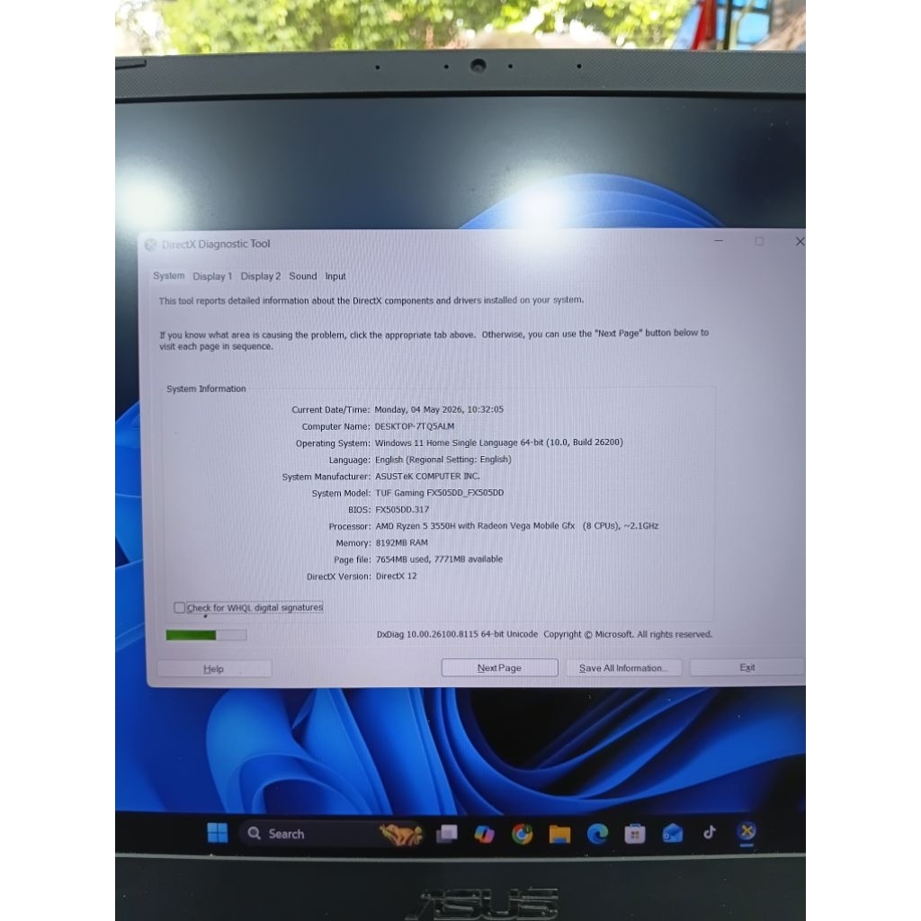 Laptop Asus Gaming