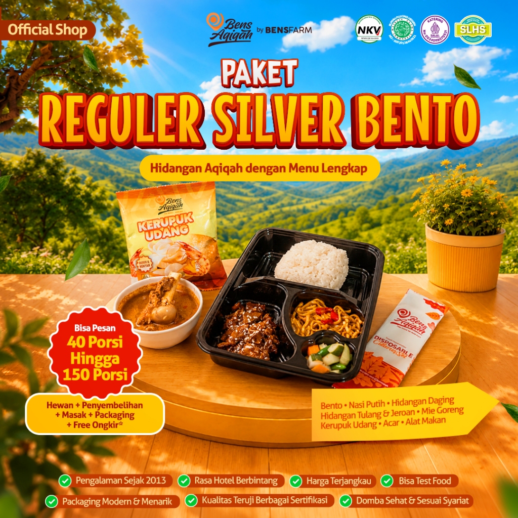 Bens Farm - Paket Aqiqah Tipe Reguler Silver