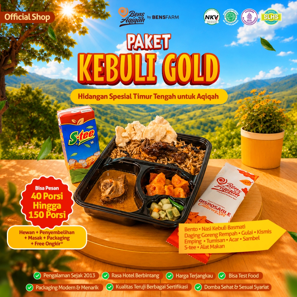 Bens Farm - Paket Aqiqah Kebuli Gold