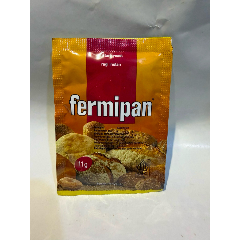 Fermipan / Ragi instan fermipan ( Per 1 Bungkus ) 11 Gram / Fermipan