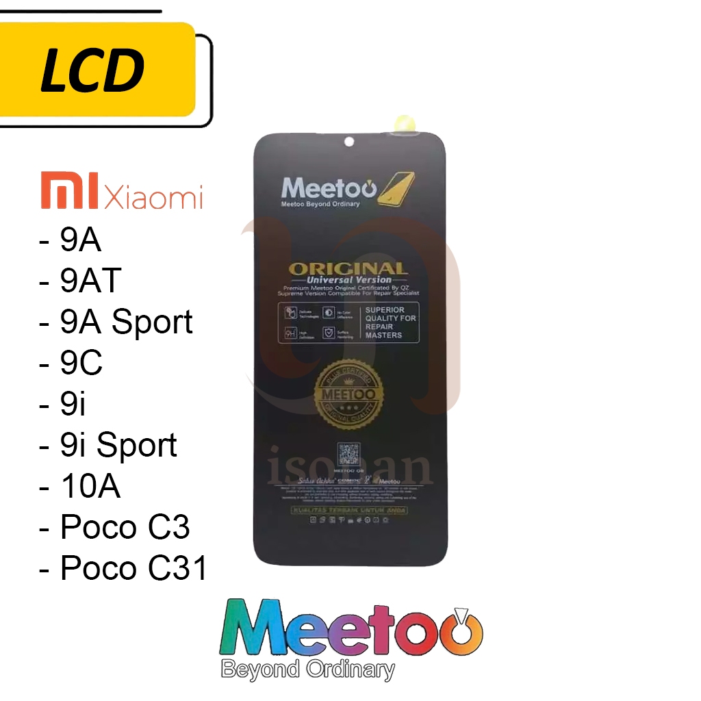 LCD Xiaomi Redmi 9A / Redmi 9C / Redmi 10A / Lcd Redmi 9A / Redmi 9C Fullset