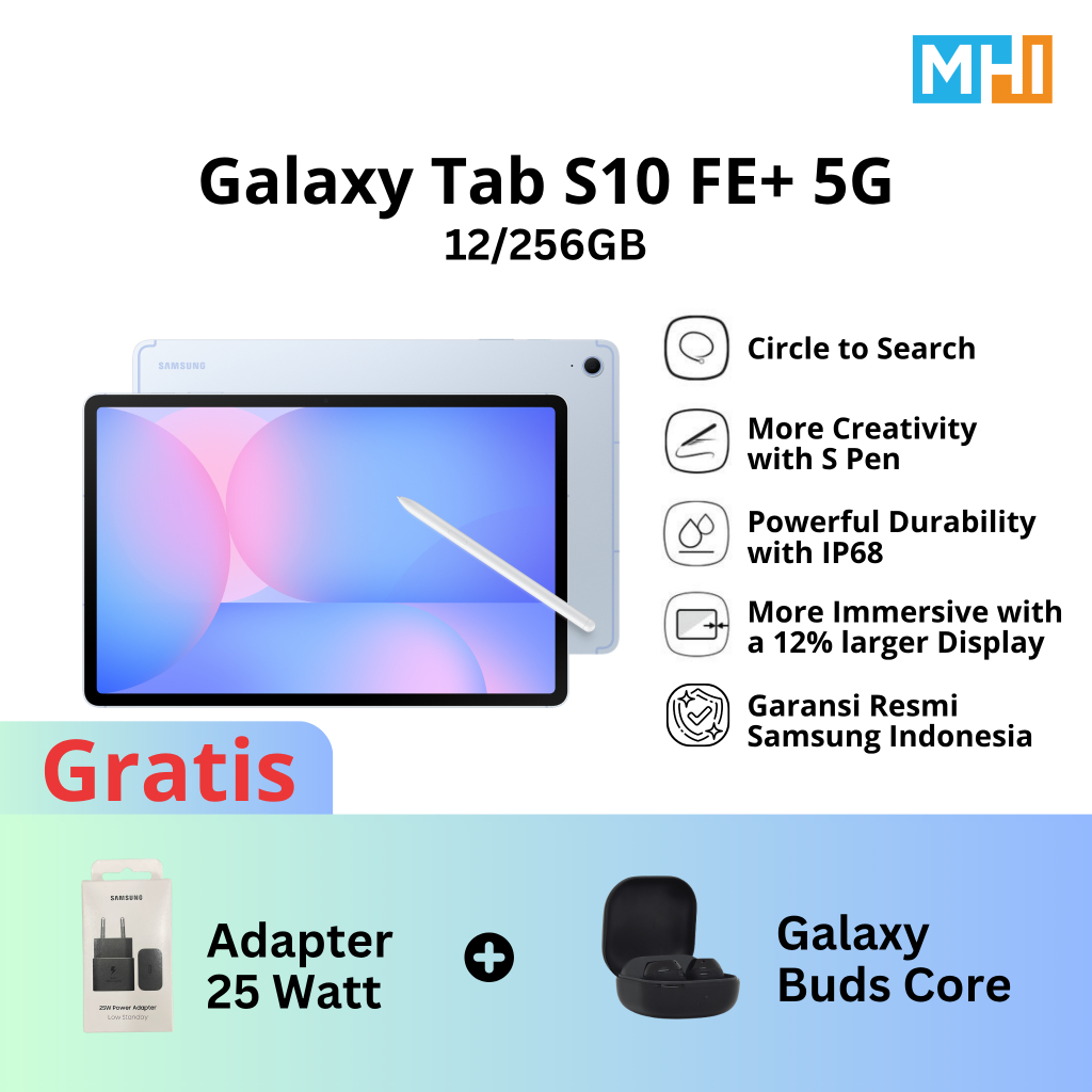 Samsung Galaxy Tab S10 FE+ 12GB/256GB Tablet AI
