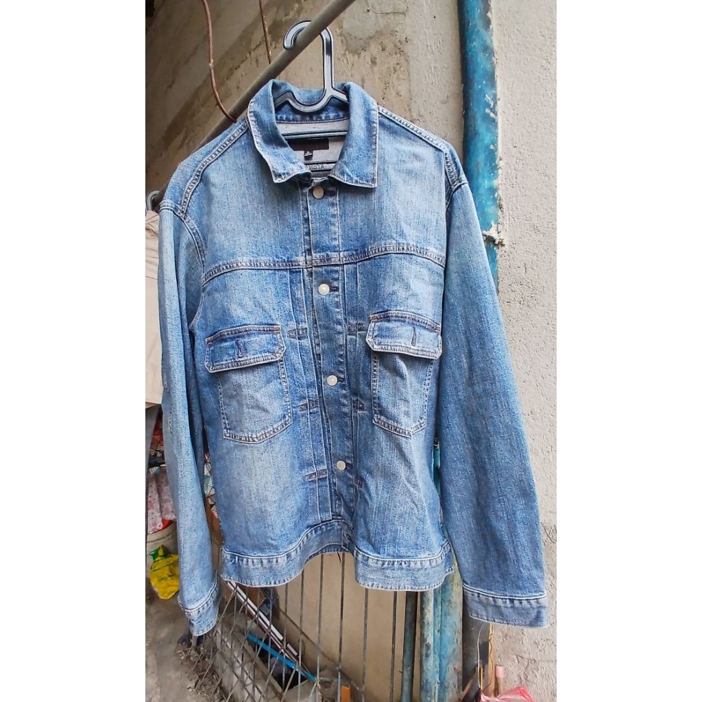jaket denim uniqlo type 2 size Xl