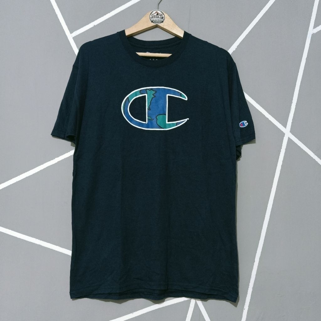 Kaos T-Shirt CHAMPION Big logo Original