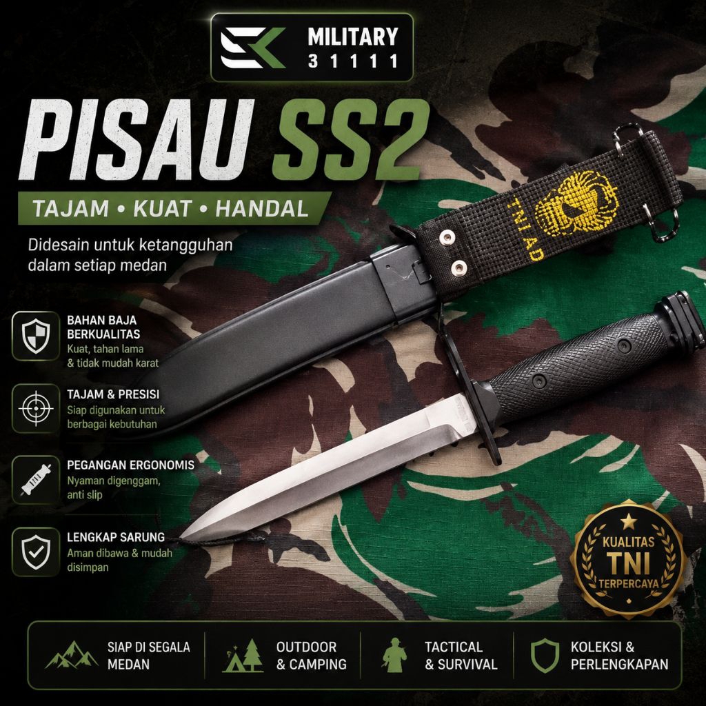 Pisau SS2/SS1/FNC TNI AD, AL dan AU