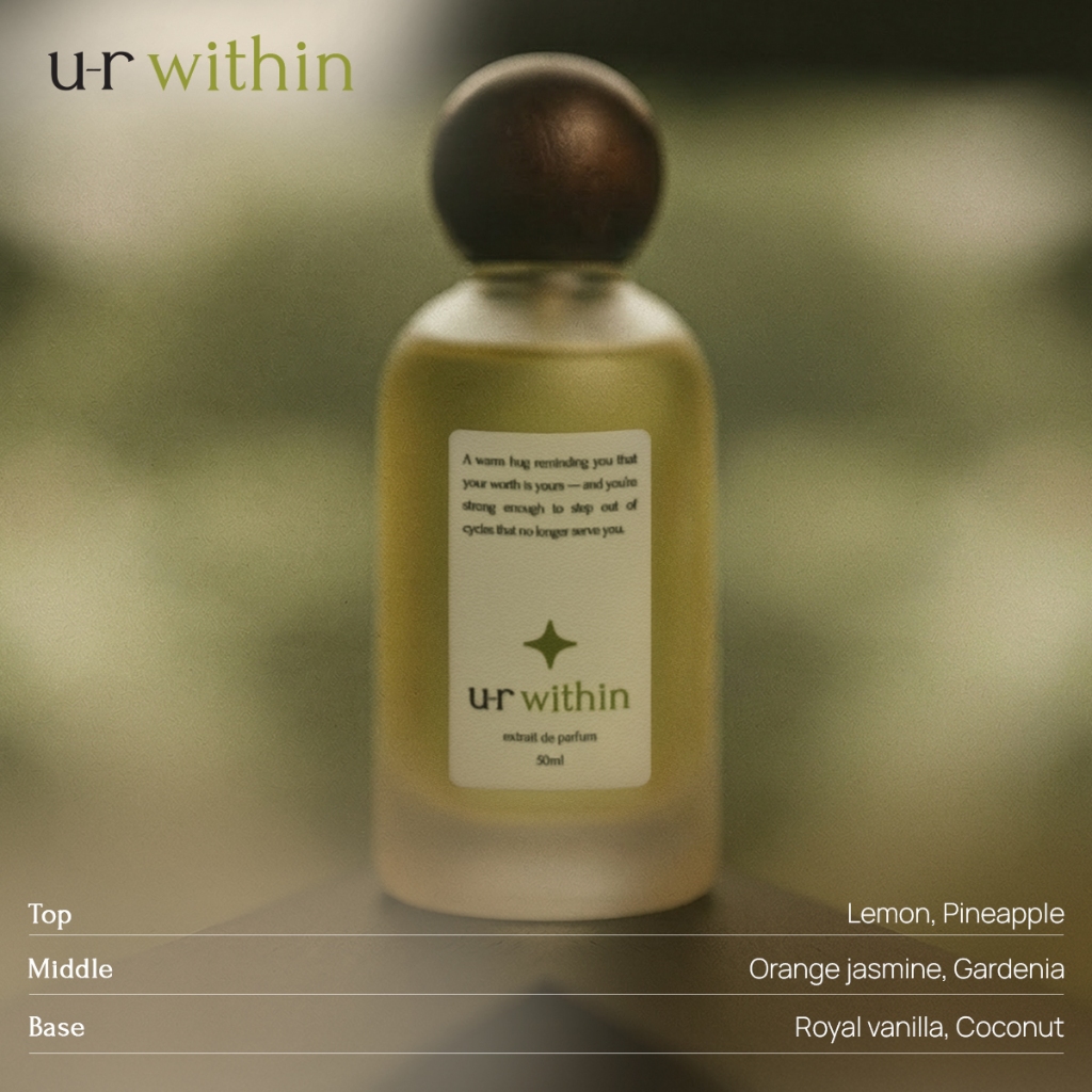 u-r within perfume series 50ml - extrait de parfum | parfum lokal, wangi tahan lama, unisex