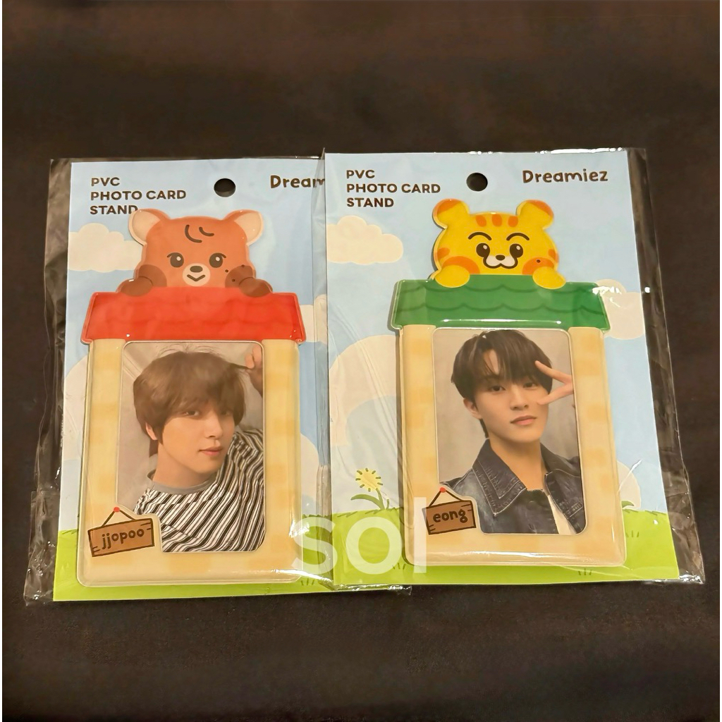 DREAMIEZ NCT DREAM PVC Photocard Stand JJOPOO & EONG Mark Haechan Cahol Holder