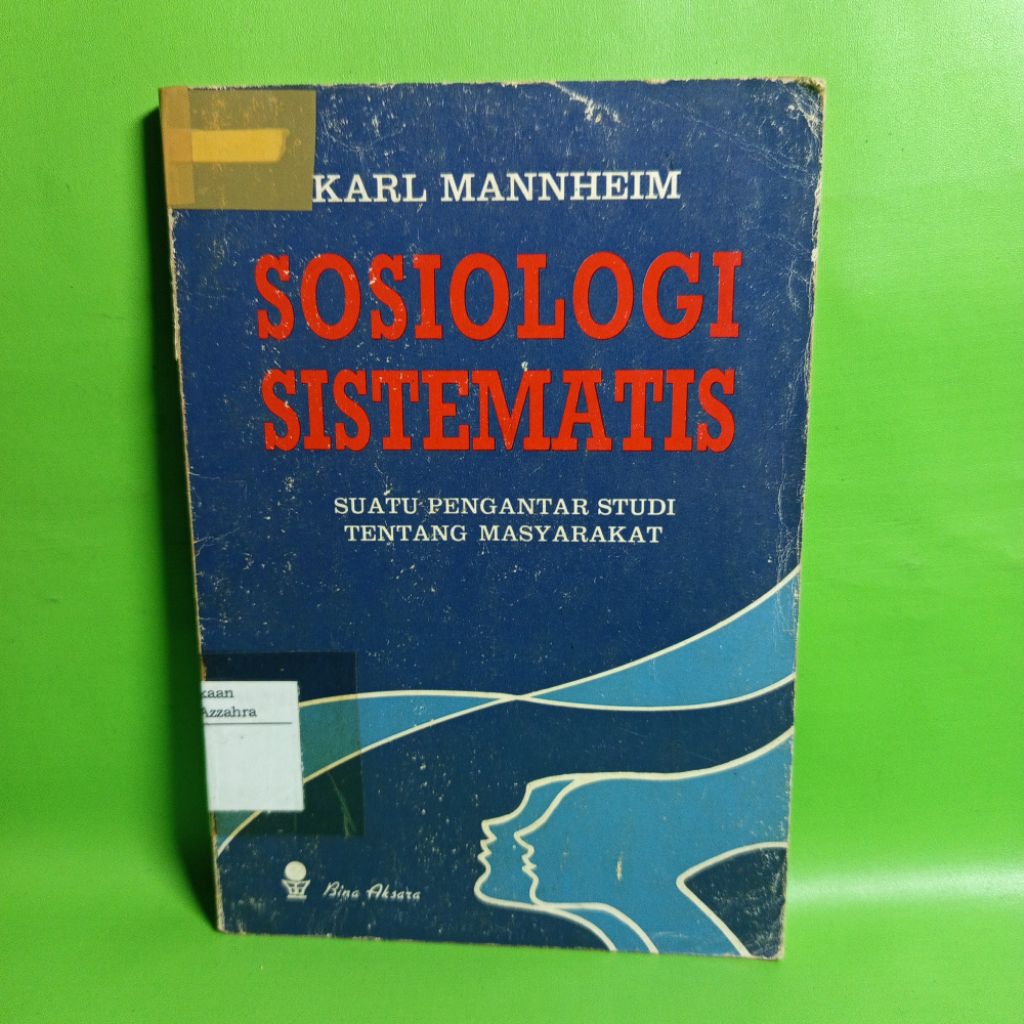 ORIGINAL Buku Sosiologi Sistematis - Karl Mannheim