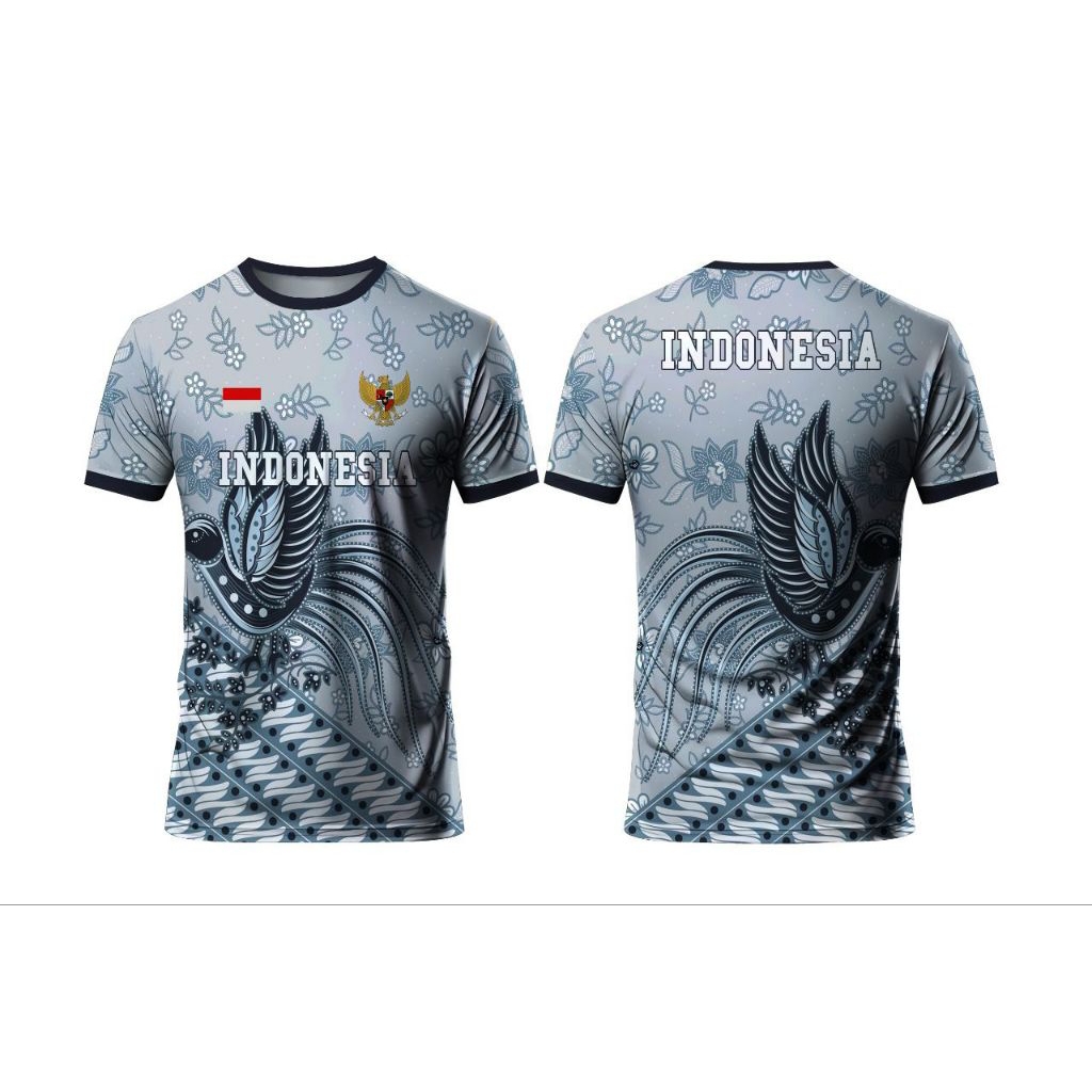 9.CK kaos olahraga pria dan wanita fullprint
