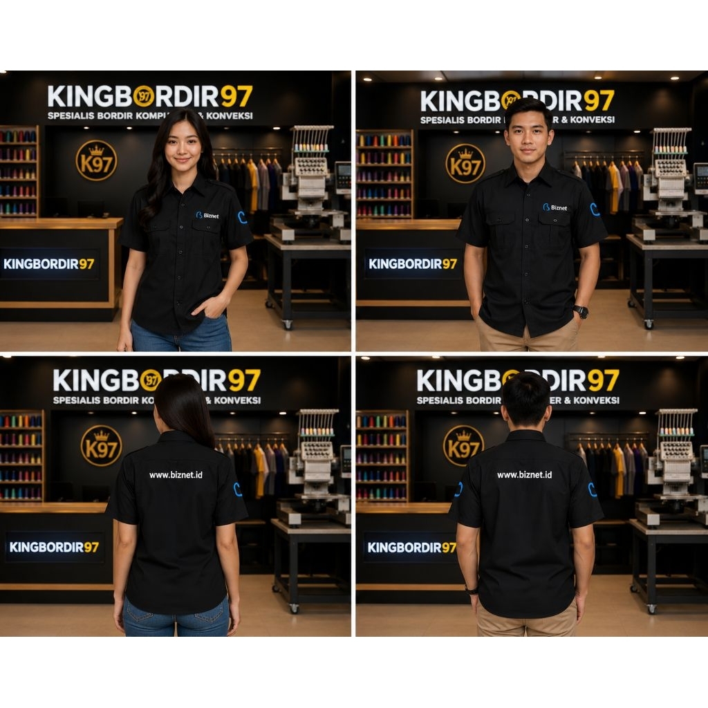 Kemeja Kerja /Kemeja Biznet /Atasan Seragam Biznet /Kemeja Pdh Biznet